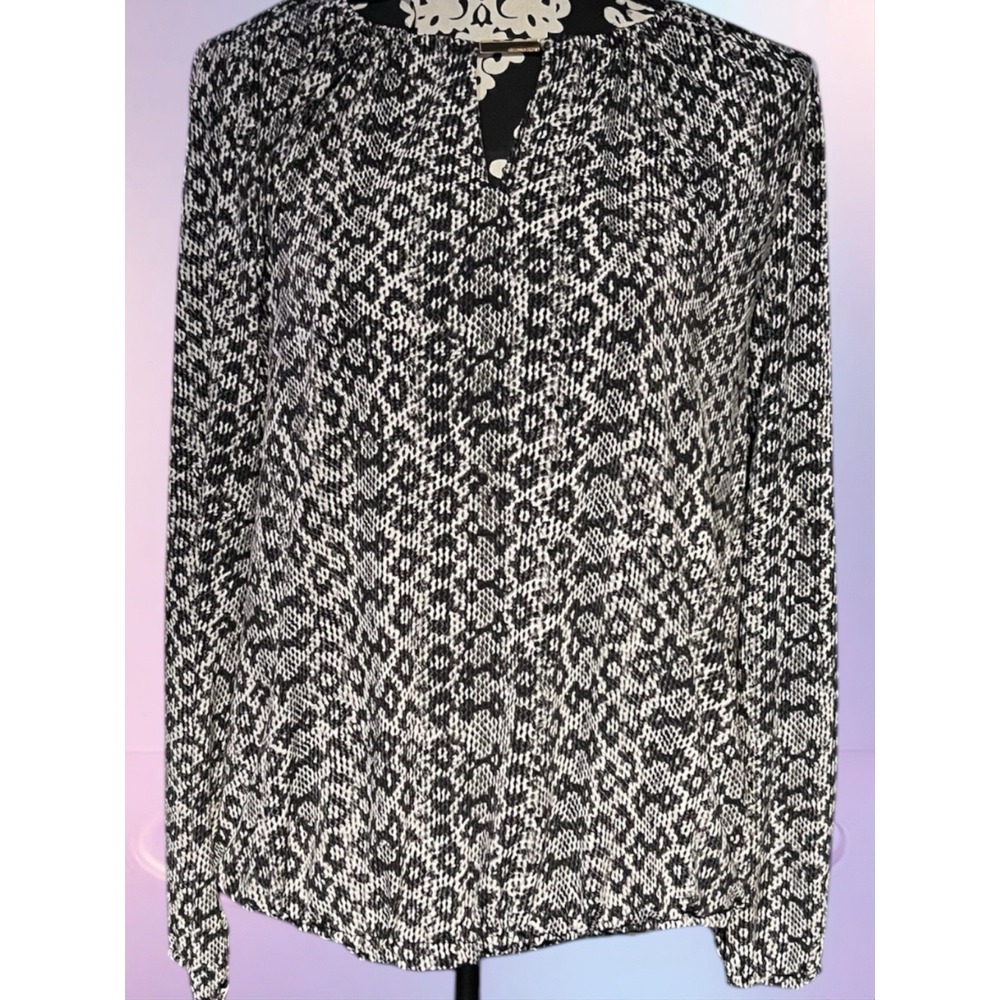 michael kors snake print blouse